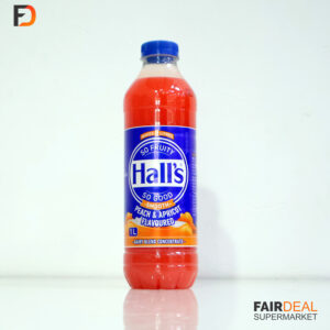 Halls Smooth Peach and Apricot Flavoure 1 L